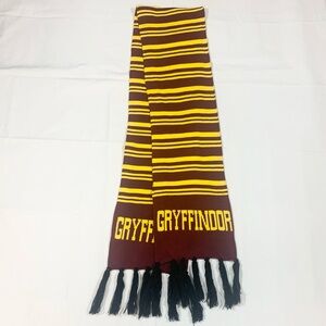 NWT Licensed Harry Potter Gryffindor Wizards School Scarf Stripe 82” Long Fringe